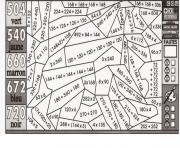 Coloriage magique ce2 addition multiplication 